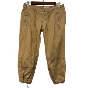Abercrombie & Fitch VINTAGE Y2K Cropped Cargo Pants Lowrise Size 2